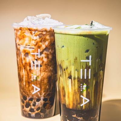 Dark Sugar Milk Tea and Dark Sugar Matcha Latte.