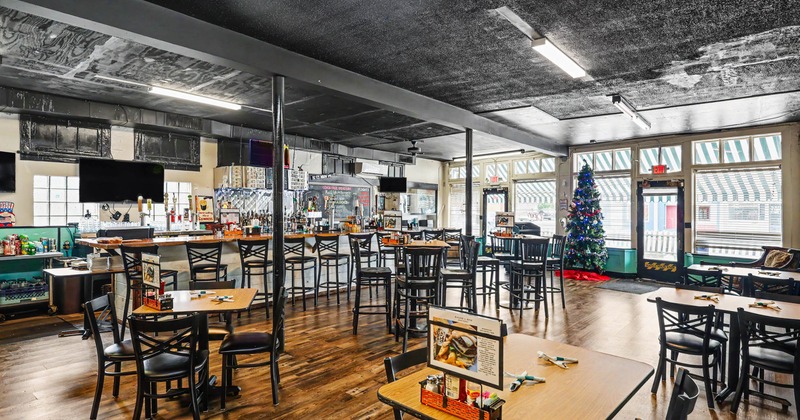 Interior, main dining area