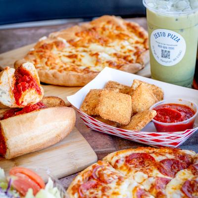 A variety of dishes.