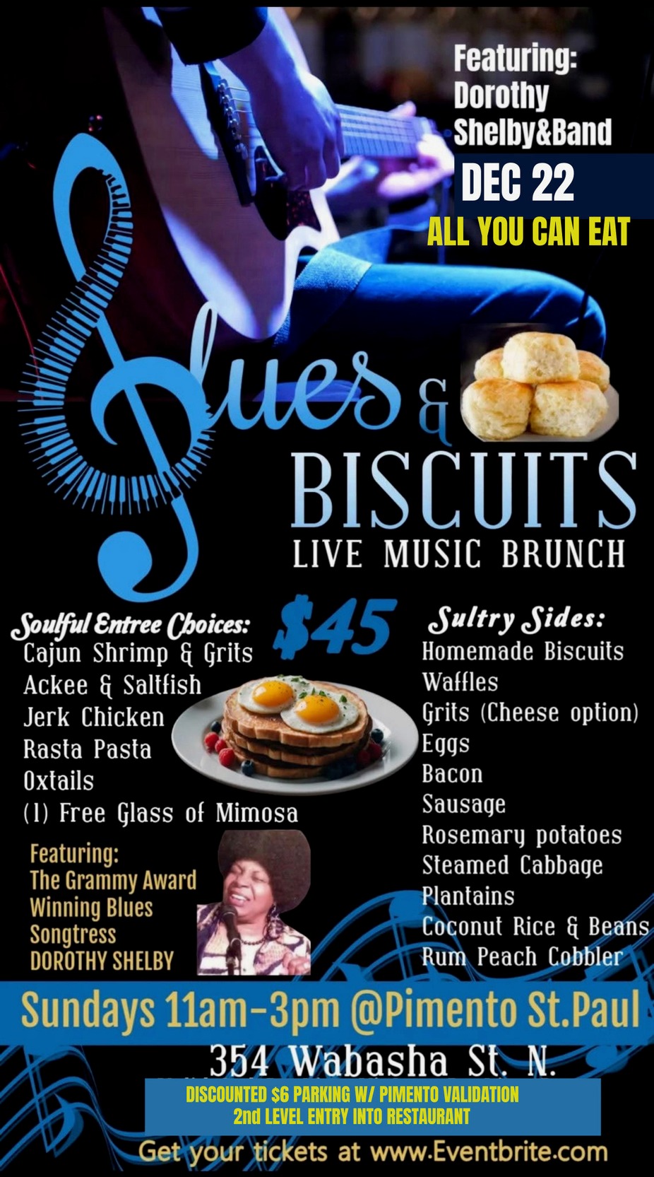 BLUES & BISCUITS @ PIMENTO ST. PAUL event photo