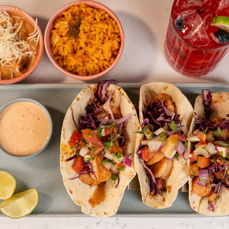 menu item 8 of 10, Shrimp Tacos