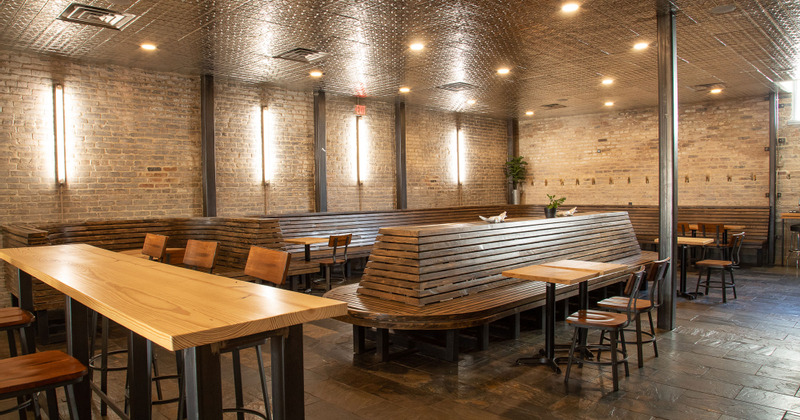 Interior, main seating area