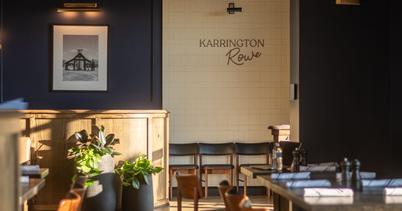 Interior, dining area