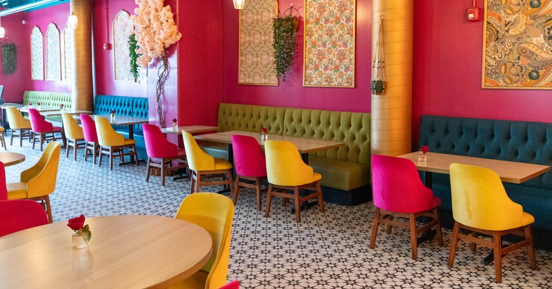 Interior seating space