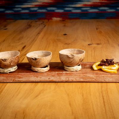 Served drink flight.