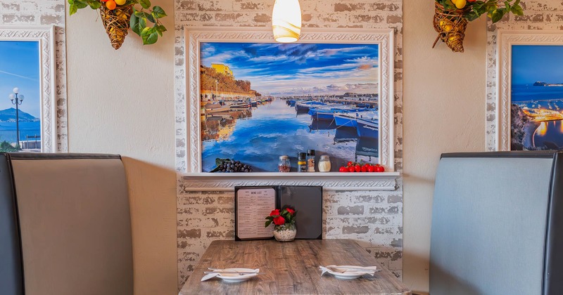 Interior, restaurant booth