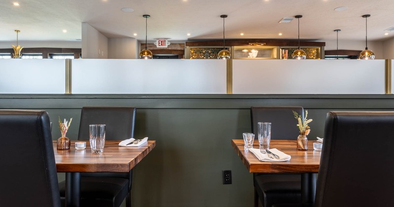 Interior, dining area
