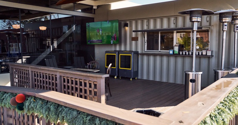 Exterior, terrace, bar