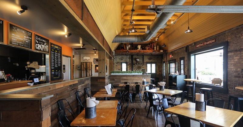 Interior, dining area