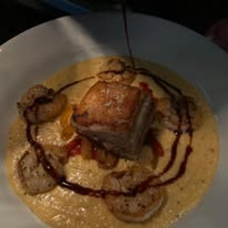 Pork Belly Shrimp & Grits photo