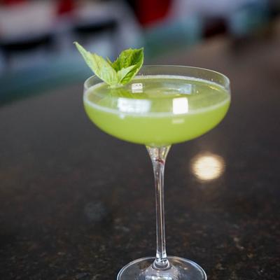Basil Smash cocktail