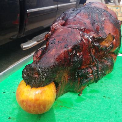 Whole Smoked Hog