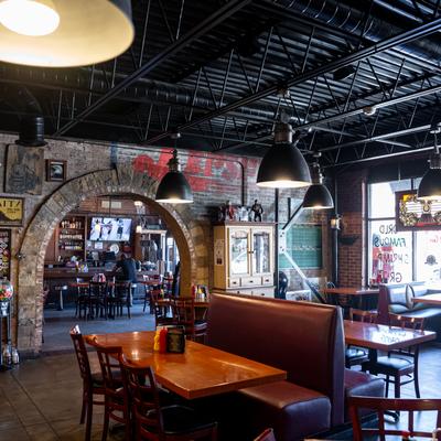 Interior, diner area.