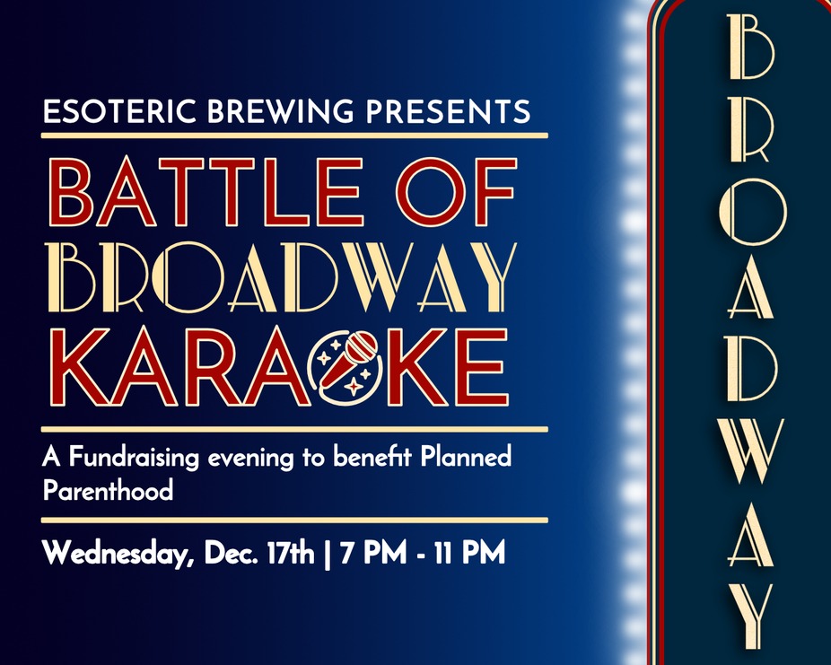 Esoteric Karaoke: Battle of Broadway, supporting Planned Parenthood of Southwest Ohio event photo