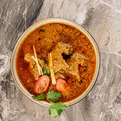 Dal Tadka Double curry dish.