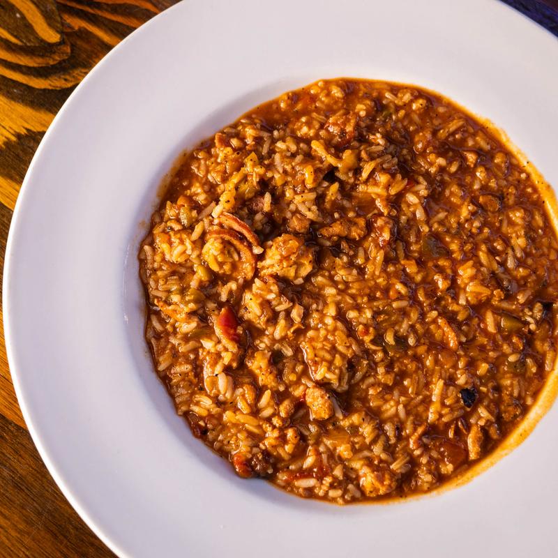 Gumbo Bowl With Rice photo