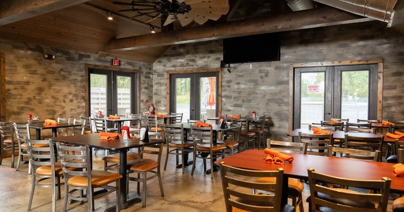 Interior, dining area