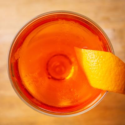 Blame it on the Aperol, top view