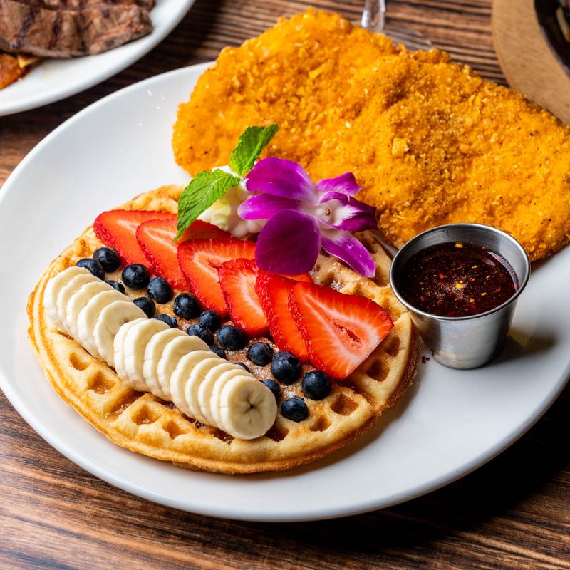 menu item 8 of 11, Chicken and Waffles