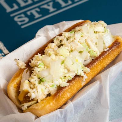 Old fashioned grilled hotdog.