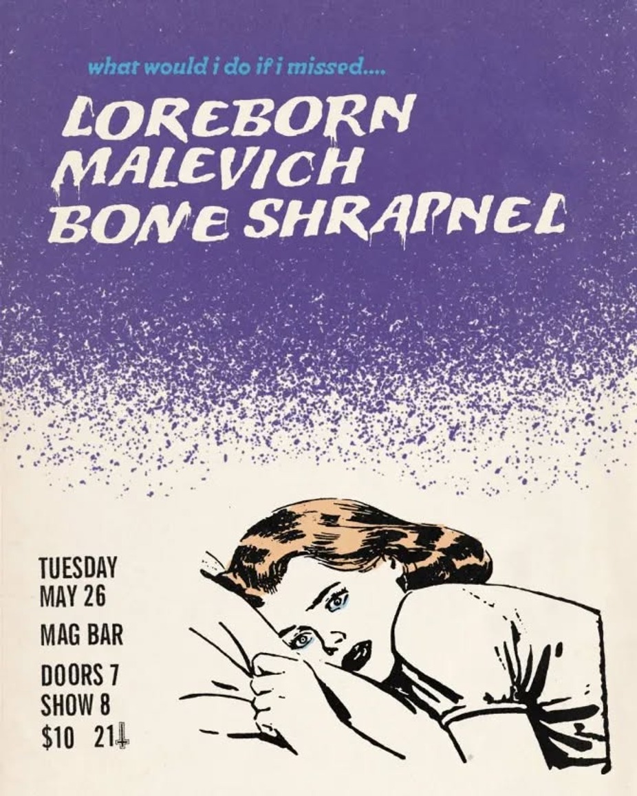 Malevich at Mag Bar w/ Loreborn, Bone Shrapnel event photo