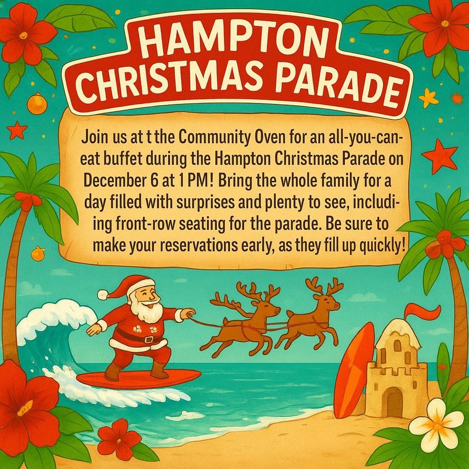 All you can eat 'Christmas parade' Buffet event photo