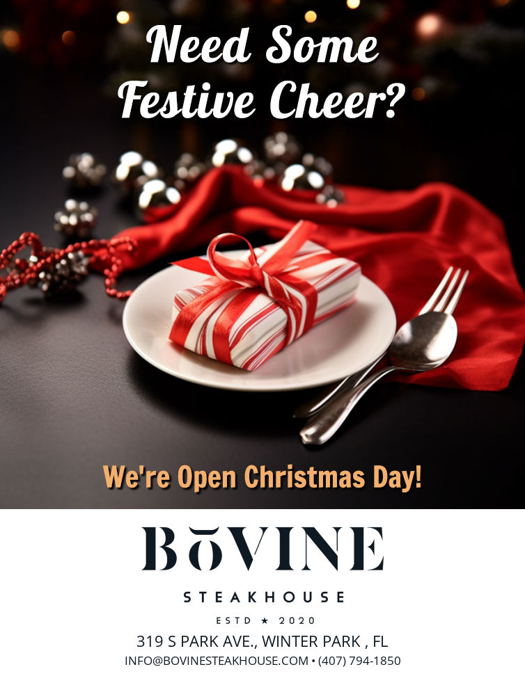 Dine with us on Christmas Day flyer