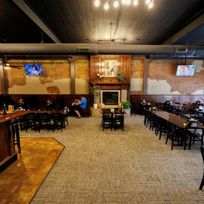 Interior, dining area.
