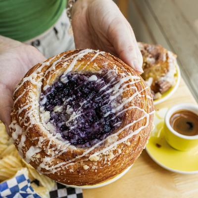 Blueberry Danish.