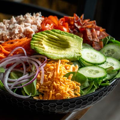 Turkey Bacon Avocado Salad.