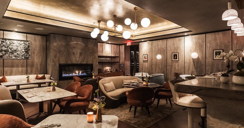 Modern style of lounge seating area interior design