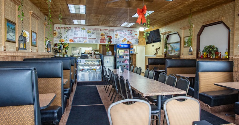 Interior, seating area