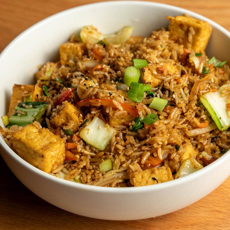 menu item 27 of 29, Vegan Tofu Fried Rice (V)