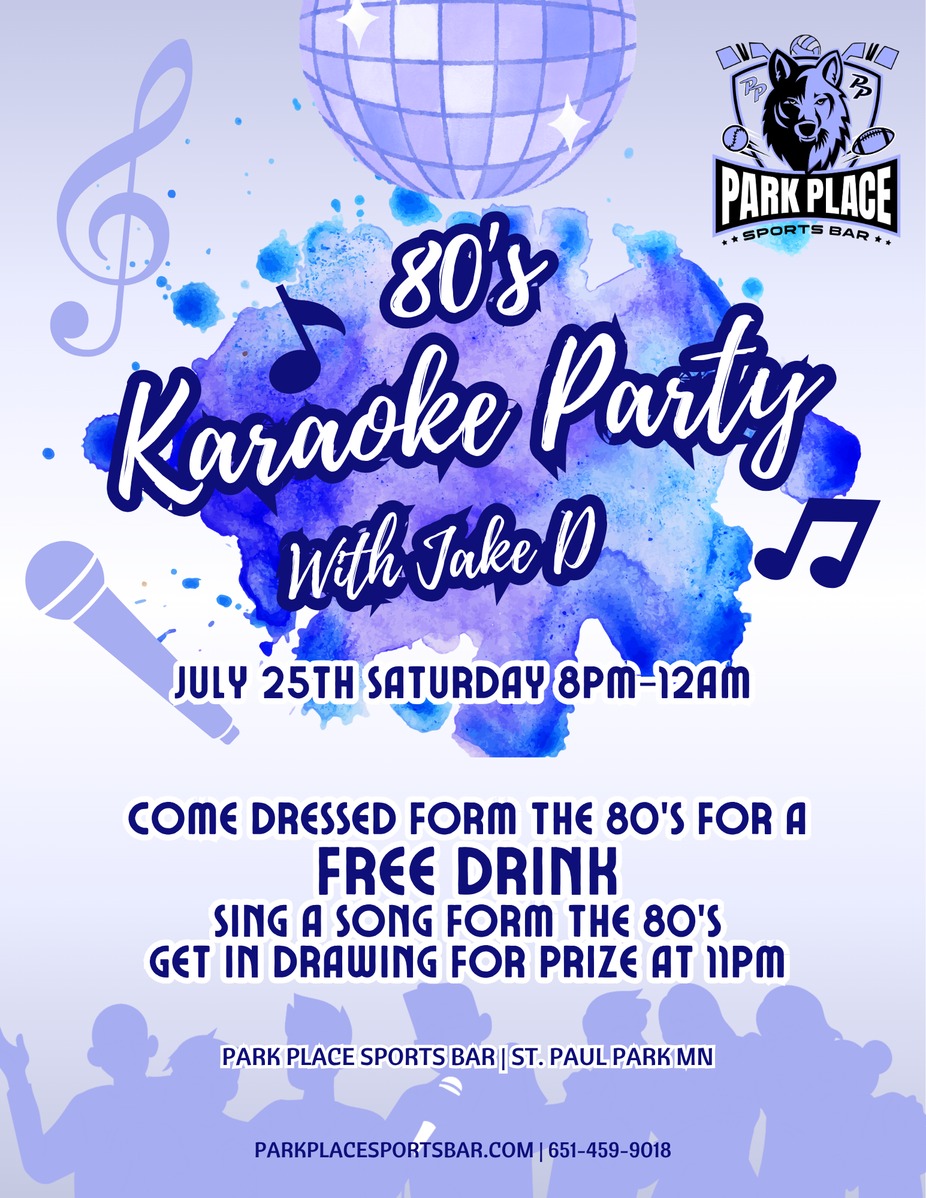 80'S NIGHT KARAOKE PARTY event photo