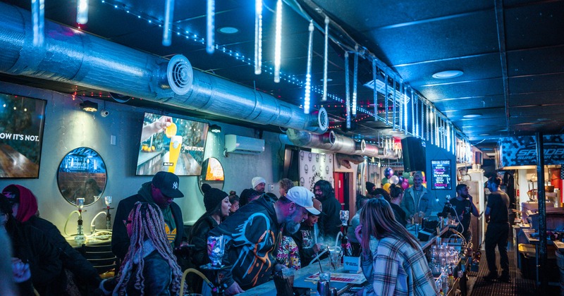 Interior, bar,people