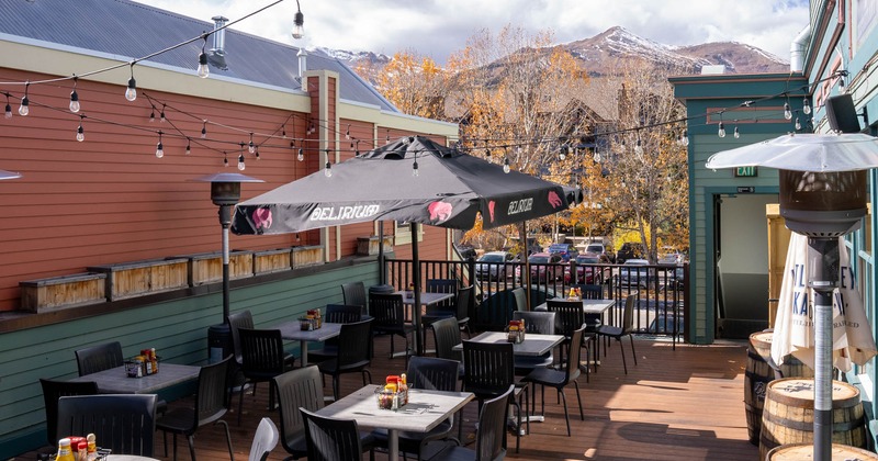 Beautiful patio with a view