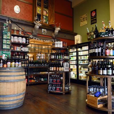 Various liquor bottles.