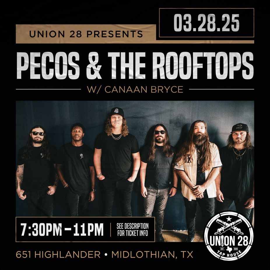 Pecos & the Rooftops w/ Canaan Bryce event photo