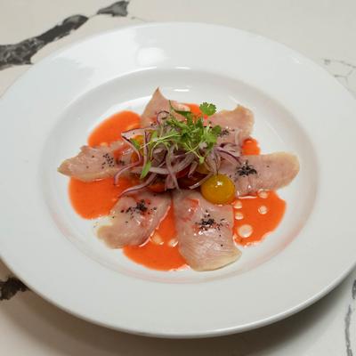 Hamachi Carpaccio.