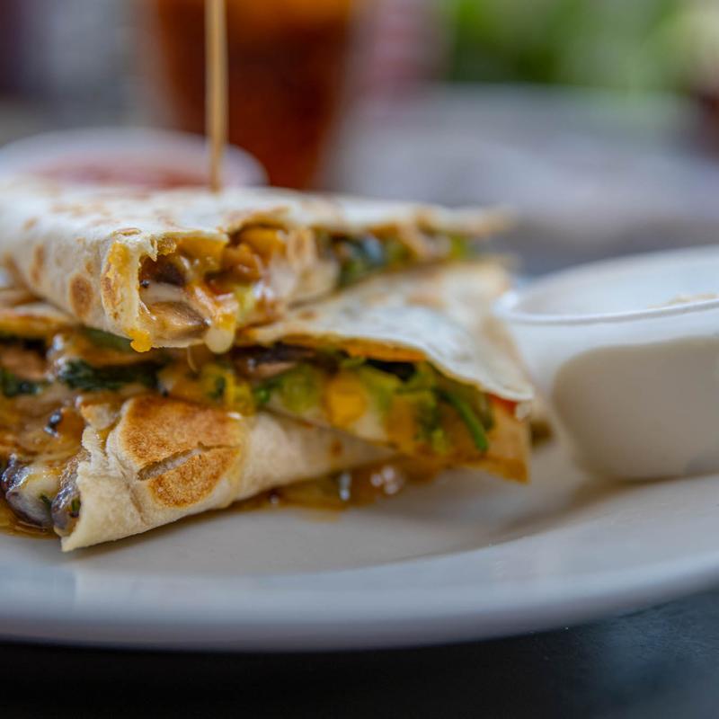 menu item 7 of 10, Vegetable Quesadilla