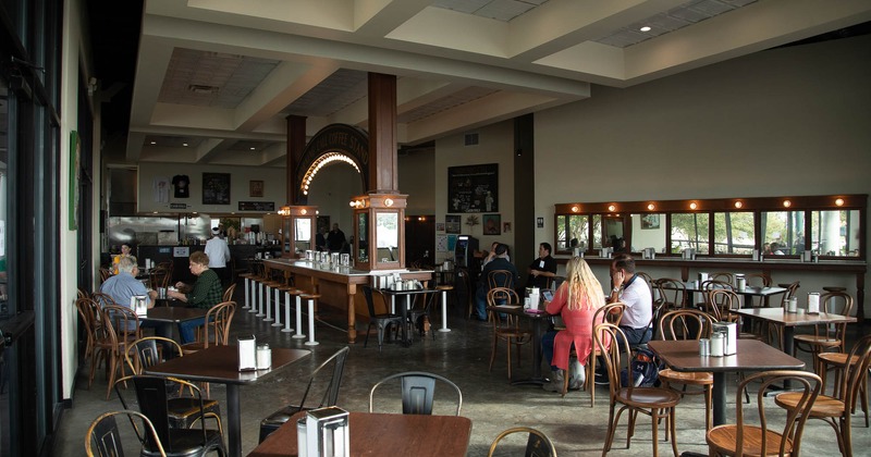 Interior, main seating area