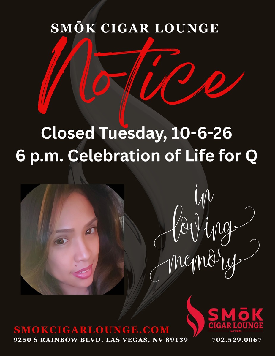 CLOSED TUESDAY 10/6/26 - Celebration of Life for Q event photo