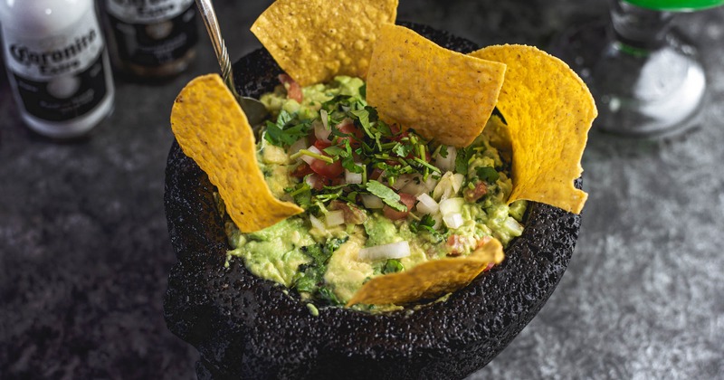 Chips and guacamole
