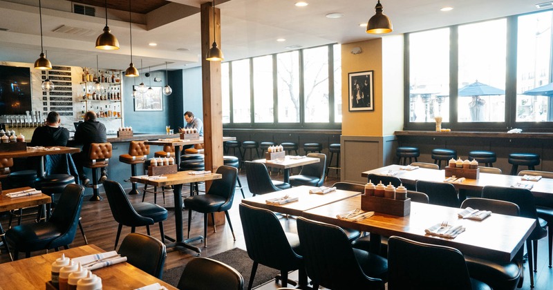 Dining area, seating space