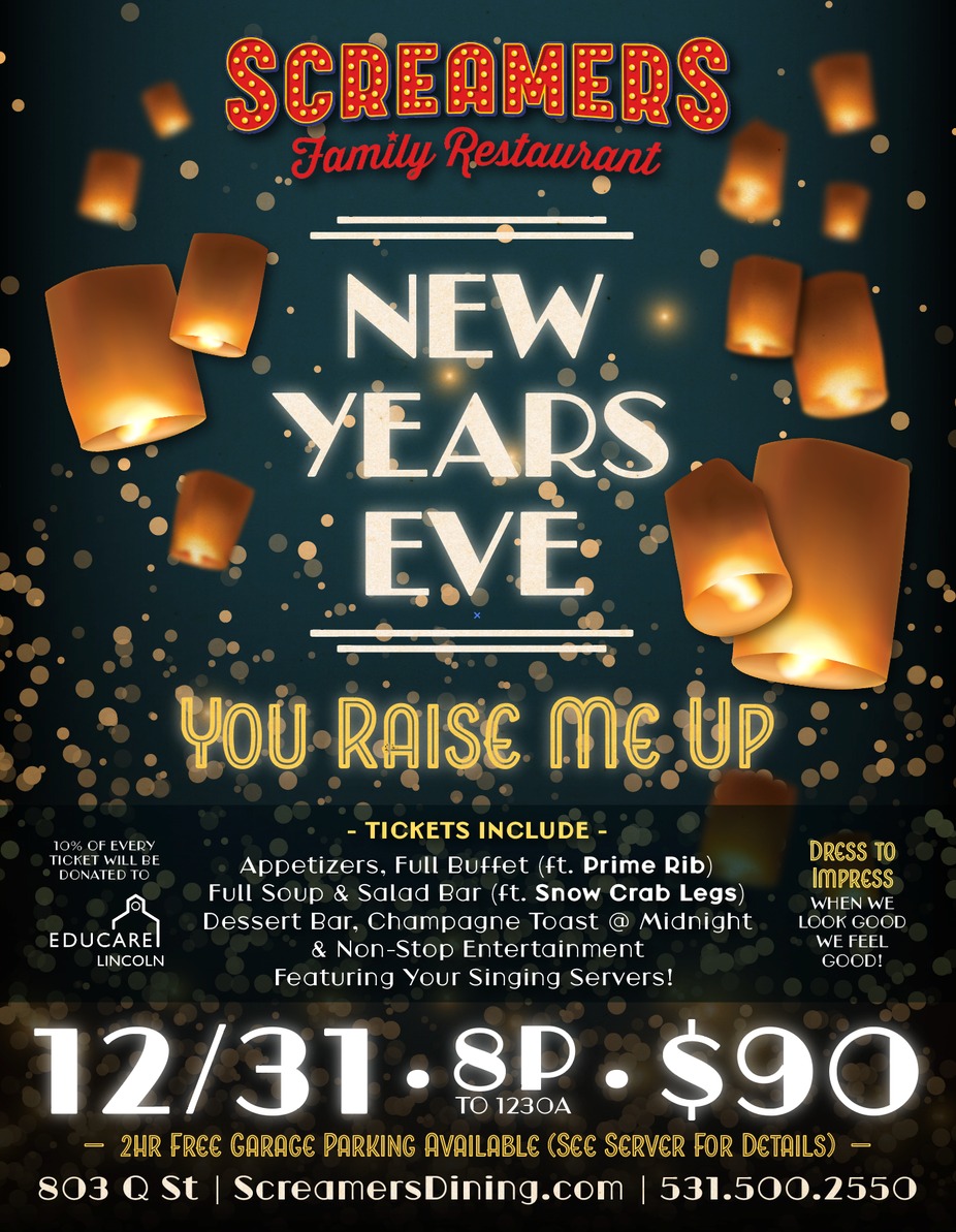 New Years Eve Celebration & Fundraising Event: You Raise Me Up! event photo