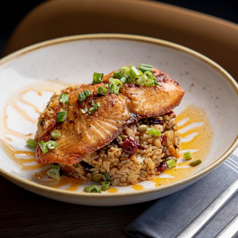 Maple Aleppo Glazed Salmon photo