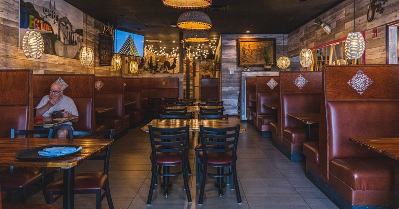 Interior, dining area