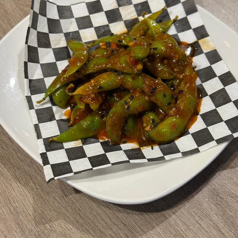 menu item 13 of 35, Spicy Edamame Pods
