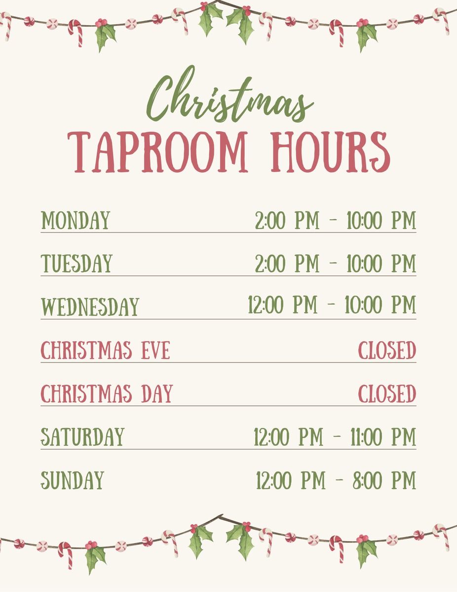 Extended Taproom Hours: 2:00-10:00 event photo