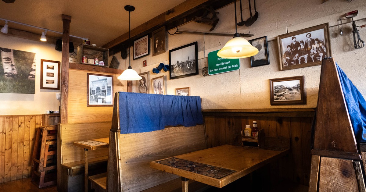 Interior, restaurant booth
